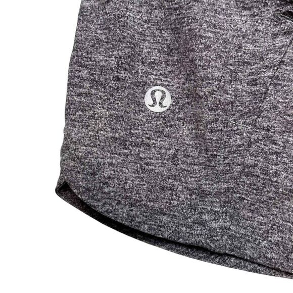 Lululemon Run Times Mid-Rise Short 4" *Heather Lux Multi Black - Picture 6 of 9